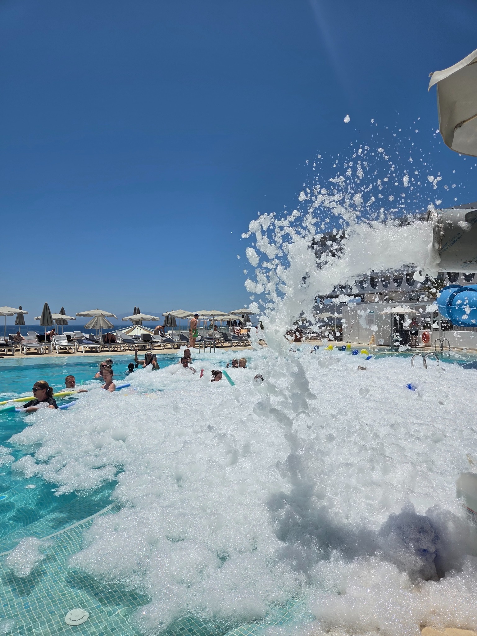 Fiesta de espuma para eventos privados en Tenerife